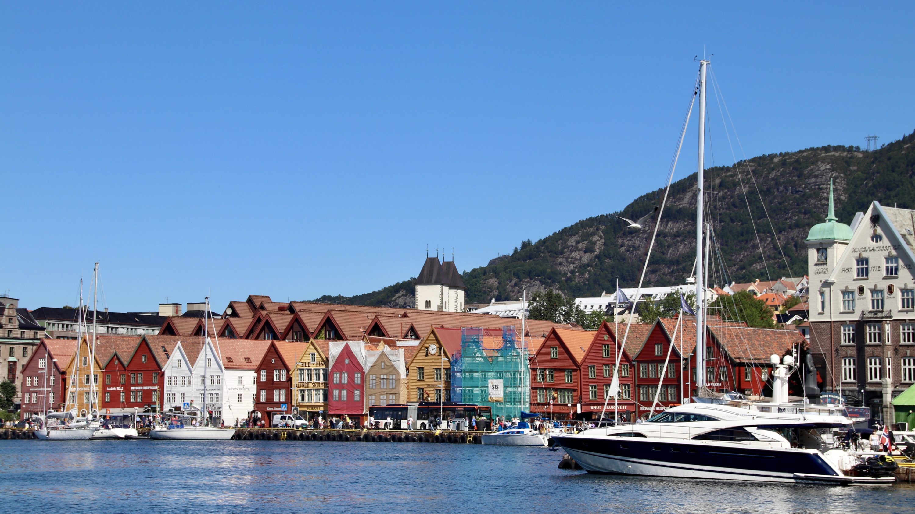 Norvège 2018: port Bergen